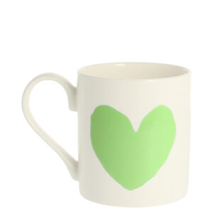 McLaggan Big Green Heart Mug 350ml